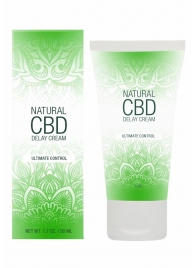 Крем-пролонгатор Natural CBD Delay Cream - 50 мл. - Shots Media BV - купить с доставкой в Дзержинске