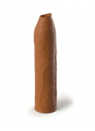 Кофейная насадка-удлинитель Uncut Silicone Penis Enhancer - 17,8 см. - Pipedream - в Дзержинске купить с доставкой