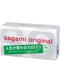 Ультратонкие презервативы Sagami Original 0.02 - 10 шт. - Sagami - купить с доставкой в Дзержинске