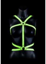 Портупея Body Harness с неоновым эффектом - размер L-XL - Shots Media BV - купить с доставкой в Дзержинске