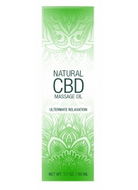 Массажное масло Natural CBD Massage Oil - 50 мл. - Shots Media BV - купить с доставкой в Дзержинске