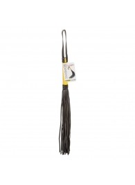 Черная плеть с желтой рукоятью Boundless Flogger - 69,25 см. - California Exotic Novelties - купить с доставкой в Дзержинске