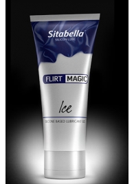 Силиконовая гель-смазка FLIRT MAGIC Ice с лёгким пролонгирующим эффектом - 75 мл. - Sitabella - купить с доставкой в Дзержинске