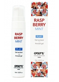 Возбуждающий гель Raspberry Mint с ароматом малины и мяты - 15 мл. - Exsens - купить с доставкой в Дзержинске