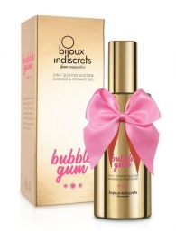 Гель с ароматом жвачки Bubblegum 2-in-1 Scented Silicone Massage And Intimate Gel - 100 мл. - Bijoux Indiscrets - купить с доставкой в Дзержинске