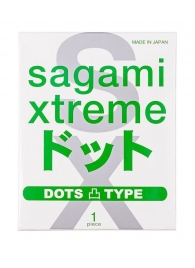 Презерватив Sagami Xtreme Type-E с точками - 1 шт. - Sagami - купить с доставкой в Дзержинске