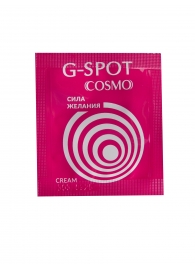 Стимулирующий интимный крем для женщин Cosmo G-spot - 2 гр. - Биоритм - купить с доставкой в Дзержинске