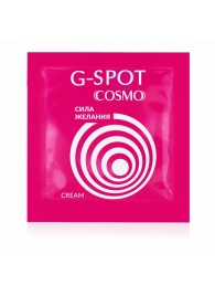 Стимулирующий интимный крем для женщин Cosmo G-spot - 2 гр. - Биоритм - купить с доставкой в Дзержинске