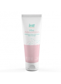 Лубрикант на водной основе Vibe Sensation с клубничным вкусом и легким вибрирующим эффектом - 50 гр. - INTT - купить с доставкой в Дзержинске