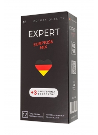 Презервативы EXPERT Surprise Mix - 12 шт.(+3 в подарок) - Expert - купить с доставкой в Дзержинске