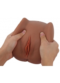 Мастурбатор Black Beauty - вагина и анус - S-HANDE - в Дзержинске купить с доставкой