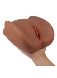 Мастурбатор Black Beauty - вагина и анус - S-HANDE - в Дзержинске купить с доставкой