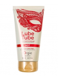 Интимный гель на водной основе Lube Tube Hot с разогревающим эффектом - 150 мл. - ORGIE - купить с доставкой в Дзержинске