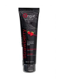 Интимный гель на водной основе Lube Tube Strawberry с клубничным вкусом - 100 мл. - ORGIE - купить с доставкой в Дзержинске