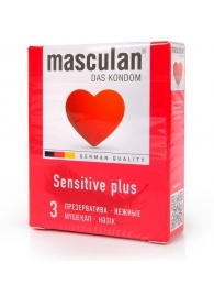 Презервативы Masculan Sensitive plus - 3 шт. - Masculan - купить с доставкой в Дзержинске