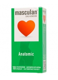 Презервативы анатомической формы Masculan Anatomic - 10 шт. - Masculan - купить с доставкой в Дзержинске