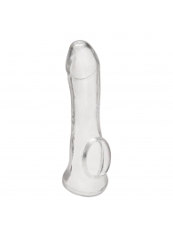 Прозрачная насадка на пенис Transparent Penis Enhancing Sleeve Extension - 15,9 см. - BlueLine - в Дзержинске купить с доставкой