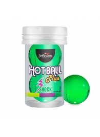 Лубрикант на силиконовой основе Hot Ball Plus с покалывающим эффектом (2 шарика по 3 гр.) - HotFlowers - купить с доставкой в Дзержинске