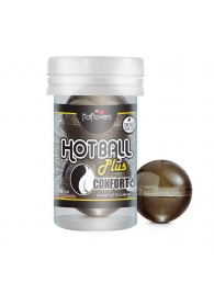 Анальный лубрикант на масляной основе Hot Ball Plus Conforto (2 шарика по 3 гр.) - HotFlowers - купить с доставкой в Дзержинске