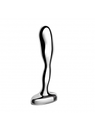 Стальной стимулятор простаты Stainless Steel Prostate Plug - 11,5 см. - b-Vibe - в Дзержинске купить с доставкой