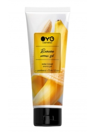 Лубрикант на водной основе OYO Aroma Gel Banana с ароматом банана - 75 мл. - OYO - купить с доставкой в Дзержинске