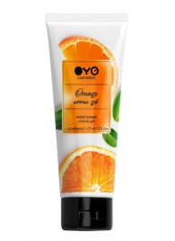 Лубрикант на водной основе OYO Aroma Gel Orange с ароматом апельсина - 75 мл. - OYO - купить с доставкой в Дзержинске