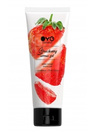 Лубрикант на водной основе OYO Aroma Gel Strawberry с ароматом клубники - 75 мл. - OYO - купить с доставкой в Дзержинске