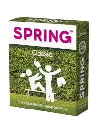 Классические презервативы SPRING CLASSIC - 3 шт. - SPRING - купить с доставкой в Дзержинске