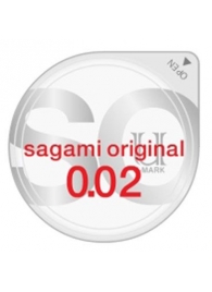 Ультратонкий презерватив Sagami Original - 1 шт. - Sagami - купить с доставкой в Дзержинске