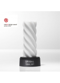 Белый 3D мастурбатор SPIRAL - Tenga - в Дзержинске купить с доставкой