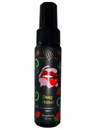 Спрей для горла Deep Throat с десенсибилизирующим эффектом и вкусом клубники - 50 мл. - БиоМед - купить с доставкой в Дзержинске