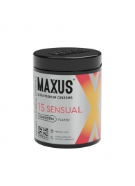 Анатомические презервативы MAXUS Sensual - 15 шт. - Maxus - купить с доставкой в Дзержинске