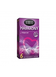 Презервативы с рёбрышками Domino Harmony - 6 шт. - Domino - купить с доставкой в Дзержинске