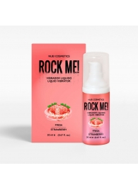 Жидкий вибратор Nuei Rock Me! с ароматом клубники - 20 мл. - Nuei cosmetics - купить с доставкой в Дзержинске