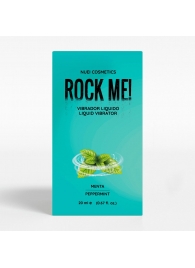 Жидкий вибратор Nuei Rock Me! с ароматом мяты - 20 мл. - Nuei cosmetics - купить с доставкой в Дзержинске