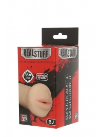 Нежный мастурбатор-ротик REALSTUFF 5INCH MASTURBATOR BJ - Dream Toys - в Дзержинске купить с доставкой