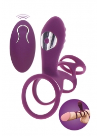 Фиолетовая эрекционная вибронасадка Halo Halo C-Ring Sleeve - Toy Joy - в Дзержинске купить с доставкой