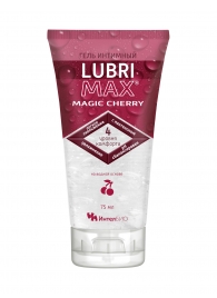 Интимный гель-смазка на водной основе Lubrimax Magic Cherry - 75 мл. - ИнтелБИО - купить с доставкой в Дзержинске