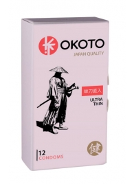 Тонкие презервативы OKOTO Ultra Thin - 12 шт. - Sitabella - купить с доставкой в Дзержинске