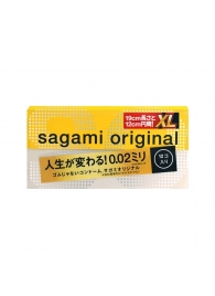 Презервативы увеличенного размера Sagami Original 0.02 XL-size - 12 шт. - Sagami - купить с доставкой в Дзержинске