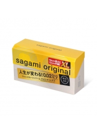 Презервативы увеличенного размера Sagami Original 0.02 XL-size - 12 шт. - Sagami - купить с доставкой в Дзержинске