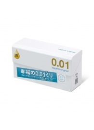 Увлажнённые презервативы Sagami Original 0.01 Extra Lub - 12 шт. - Sagami - купить с доставкой в Дзержинске