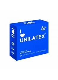 Классические презервативы Unilatex Natural Plain - 3 шт. - Unilatex - купить с доставкой в Дзержинске