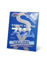 Презерватив Sagami Xtreme FEEL FIT 3D - 1 шт. - Sagami - купить с доставкой в Дзержинске