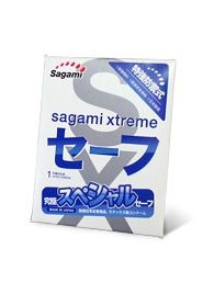 Презерватив Sagami Xtreme Ultrasafe с двойным количеством смазки - 1 шт. - Sagami - купить с доставкой в Дзержинске