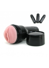 Мастурбатор-вагина Fleshlight - Vibro Pink Lady Touch с вибрацией - Fleshlight - в Дзержинске купить с доставкой