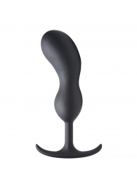 Черный массажер простаты с утяжелителями Premium Silicone Weighted Prostate Plug XL - 20,8 см. - XR Brands - в Дзержинске купить с доставкой