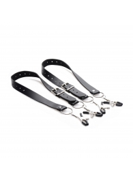 Ремни с зажимами для половых губ Spread Labia Spreader Straps with Clamps - XR Brands - купить с доставкой в Дзержинске