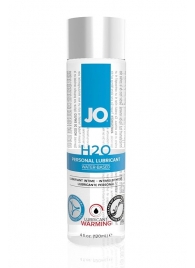 Возбуждающий лубрикант на водной основе JO Personal Lubricant H2O Warming - 120 мл. - System JO - купить с доставкой в Дзержинске