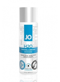 Охлаждающий лубрикант на водной основе JO Personal Lubricant H2O COOLING - 60 мл. - System JO - купить с доставкой в Дзержинске